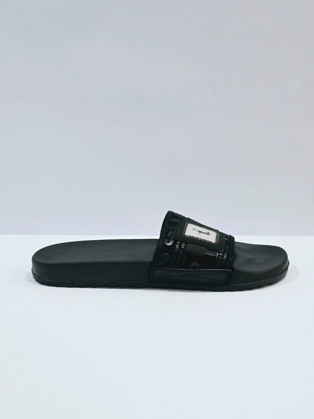 Black Casual Slides – Soft Cushion Daily Wear Slippers (Copy)